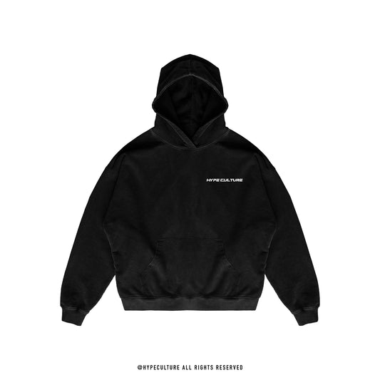 Oversized Black Hoodie